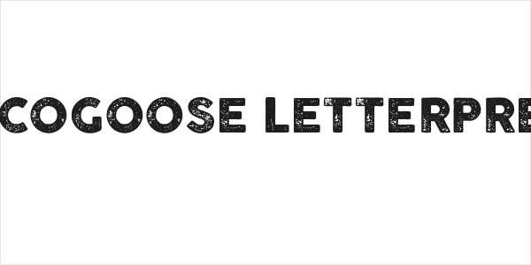 COCOGOOSE LETTERPRESS Logo