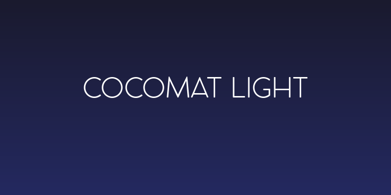 COCOMAT Light Social Header