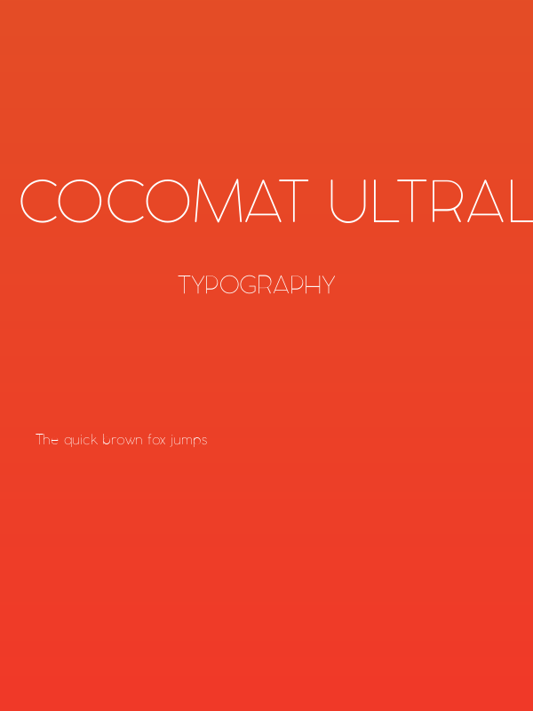 COCOMAT UltraLight Poster