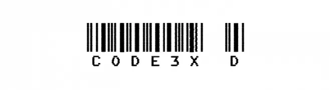 CODE3X D  Frei Schriftart Herunterladen