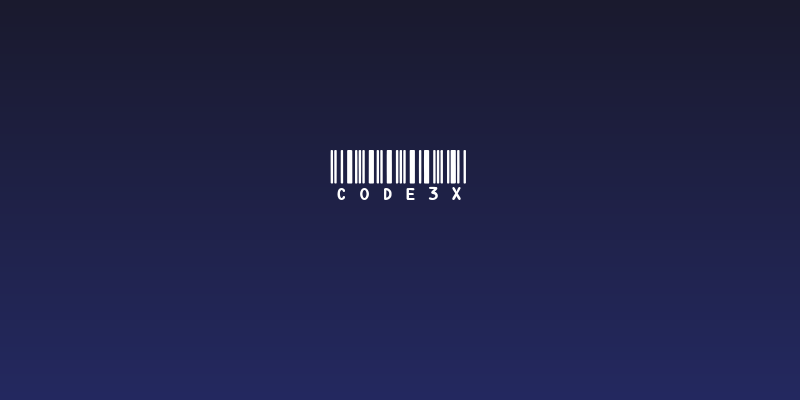 CODE3X Social Header
