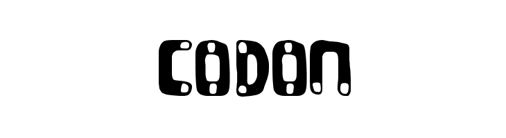 CODON  font caratteri gratis
