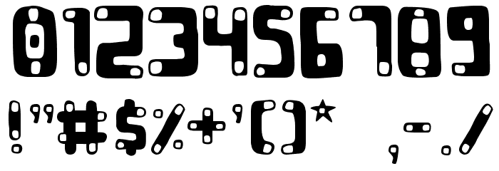 CODON Font OTHER CHARS