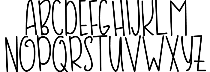 COFFE & MILK Font LOWERCASE