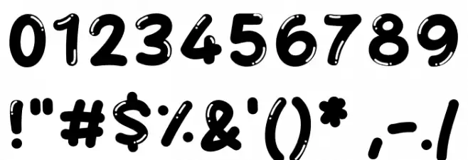 COLD ICEY Font OTHER CHARS