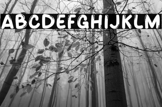 COLD ICEY Font examples