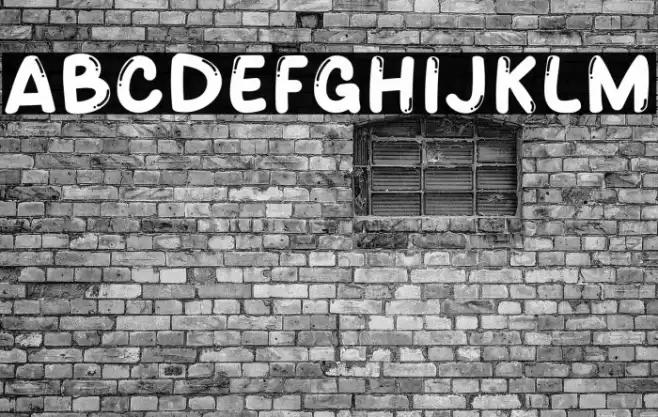 COLD ICEY Font examples