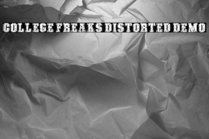 COLLEGE FREAKS DISTORTED DEMO Example 2