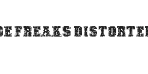COLLEGE FREAKS DISTORTED DEMO Logo