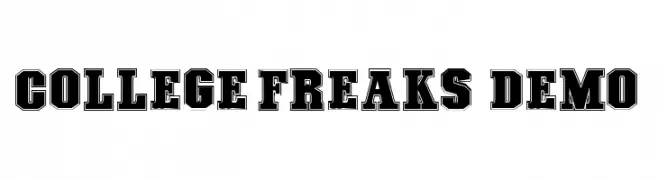 COLLEGE FREAKS - Demo  Frei Schriftart Herunterladen