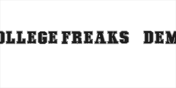 COLLEGE FREAKS - Demo Logo