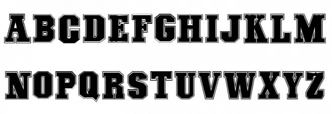 COLLEGE FREAKS - Demo 字体 小写