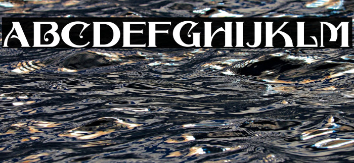 COLLONAR CAP Font examples
