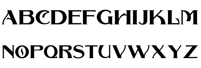COLLONAR CAP Font LOWERCASE