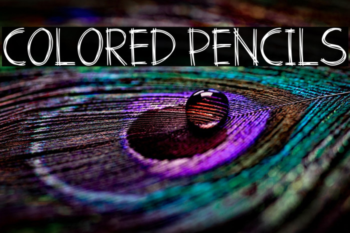 COLORED PENCILS Example 2