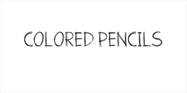 COLORED PENCILS Logo
