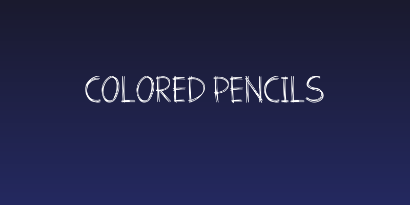 COLORED PENCILS Social Header