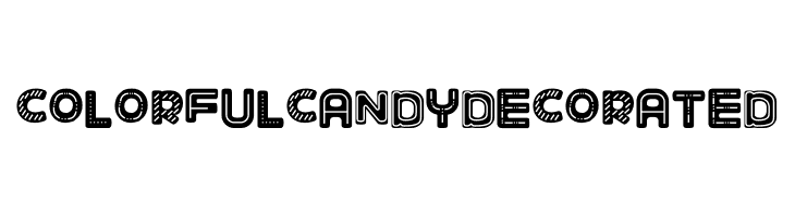 COLORFUL CANDY DECORATED  baixar fontes gratis