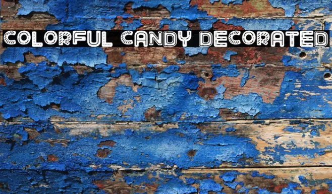 COLORFUL CANDY DECORATED Example 1