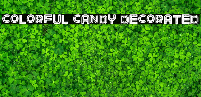 COLORFUL CANDY DECORATED Example 2