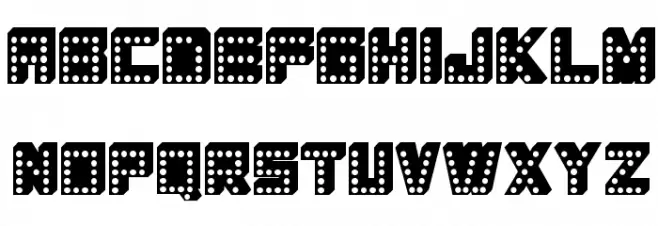 COLOSCOBIK Шрифта ВЕРХНИЙ