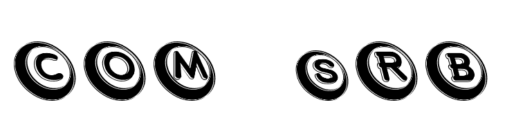COM [sRB]  font caratteri gratis