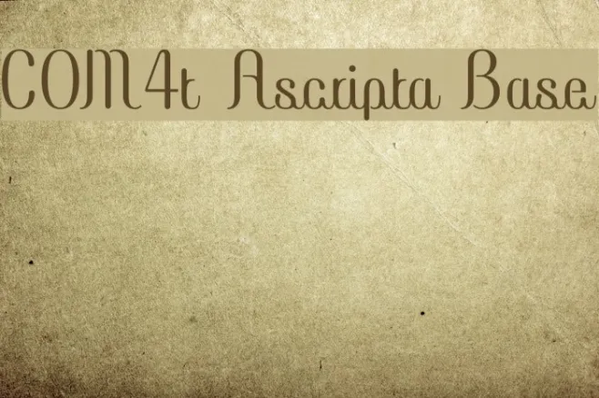 COM4t Ascripta Base Example 2
