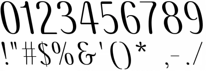 COM4t Ascripta Lean Font OTHER CHARS