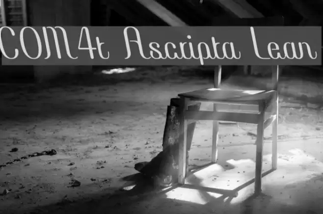 COM4t Ascripta Lean Font examples