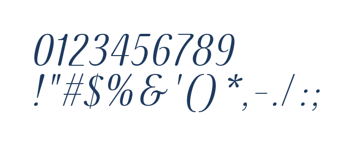 COM4t Ascripta Oblique Other Characters