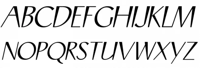 COM4t Ongac Script Caratteri MAIUSCOLE