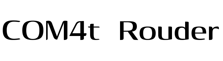 COM4t Rouder Font