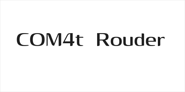 COM4t Rouder Logo