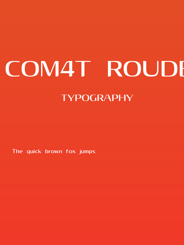COM4t Rouder Poster
