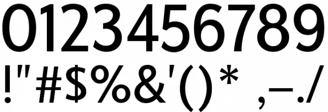 COM4t Sans Medium Font OTHER CHARS