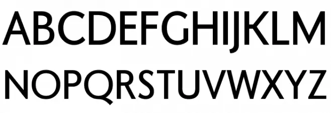 COM4t Sans Medium フォント 大文字
