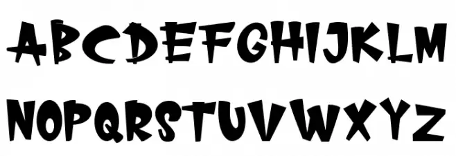 COMIC LOVERS Font Litere mari