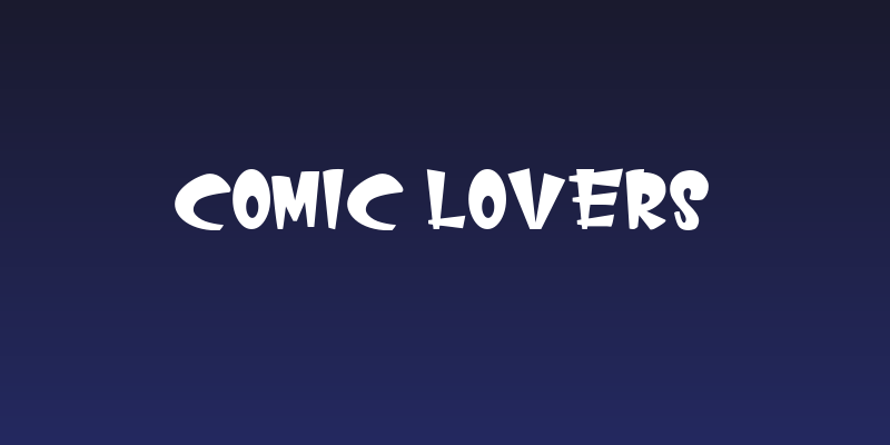 COMIC LOVERS Social Header