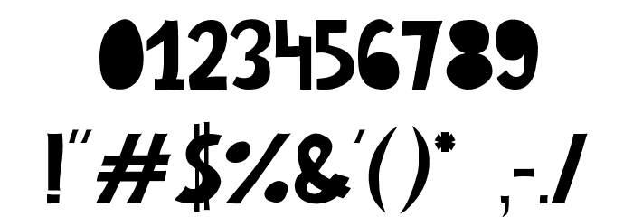 COMICBOLD Font OTHER CHARS