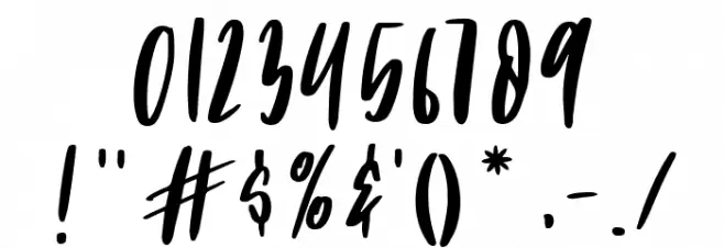 COMMODO フォント その他の文字