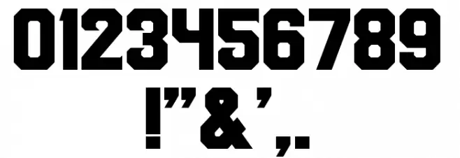 COMPANY フォント その他の文字