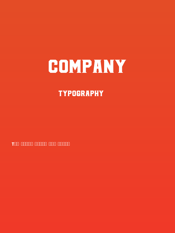 COMPANY Poster