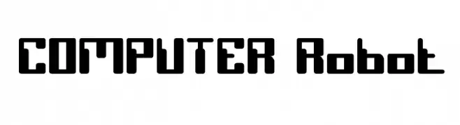 COMPUTER Robot  Descarca Fonturi Gratis