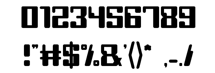 COMPUTER Robot Font OTHER CHARS