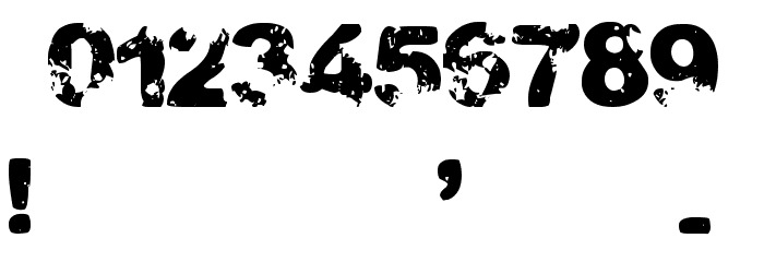 CONDEMNATION Font OTHER CHARS
