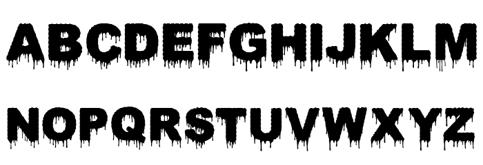 CONFLICT DRIPS PERSONAL USE Bold Font LOWERCASE