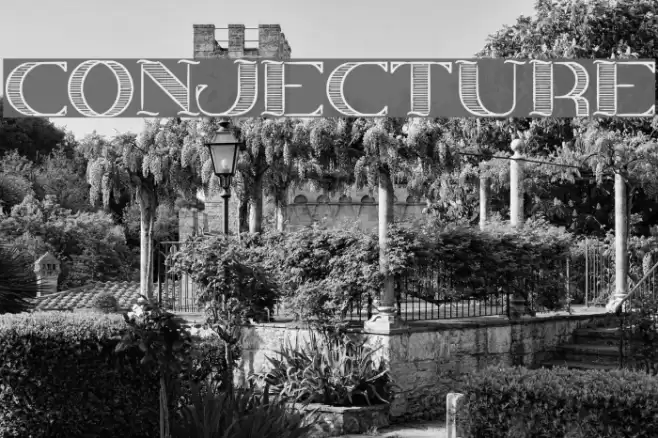 CONJECTURE Font examples