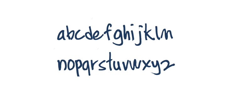 CONTENG MARKER Lowercase