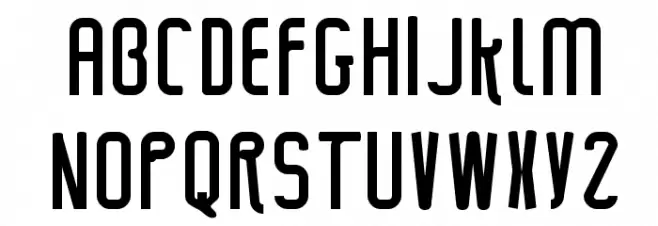 CONTROL Schriftart Groß
