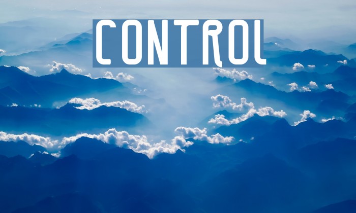CONTROL Schriftart examples